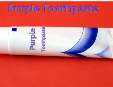 purple toothpaste